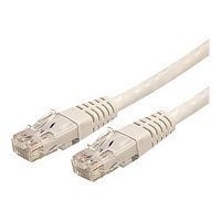 StarTech.com CAT6 Ethernet Cable 20' White 650MHz Molded Patch Cord PoE++