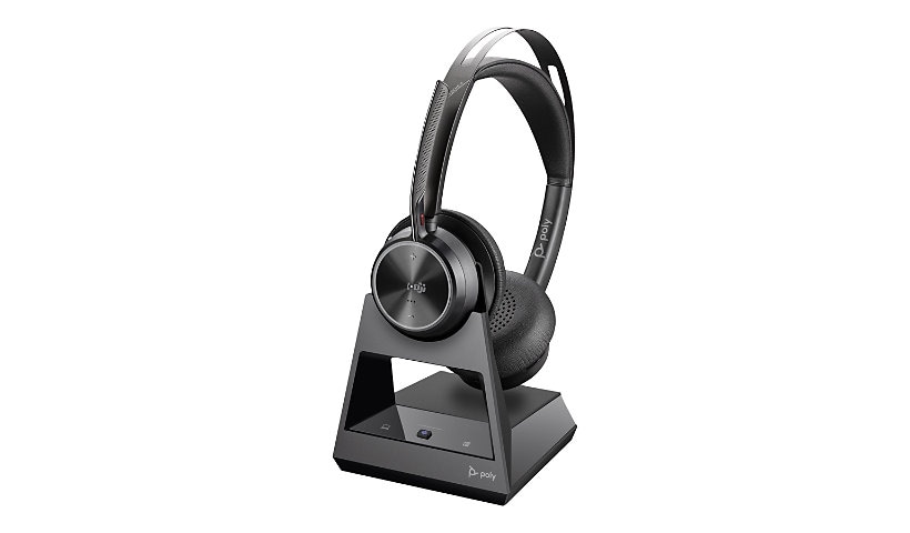 Poly Voyager Focus 2-M Microsoft Teams Certified With Charge Stand Headset