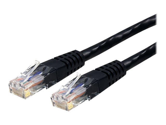StarTech.com 15ft CAT6 Ethernet Cable - Black Molded Gigabit - 100W PoE UTP 650MHz - Category 6 Patch Cord UL Certified
