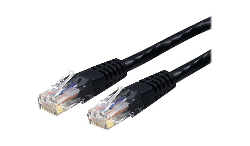 StarTech.com 15ft CAT6 Ethernet Cable - Black Molded Gigabit - 100W PoE UTP 650MHz - Category 6 Patch Cord UL Certified