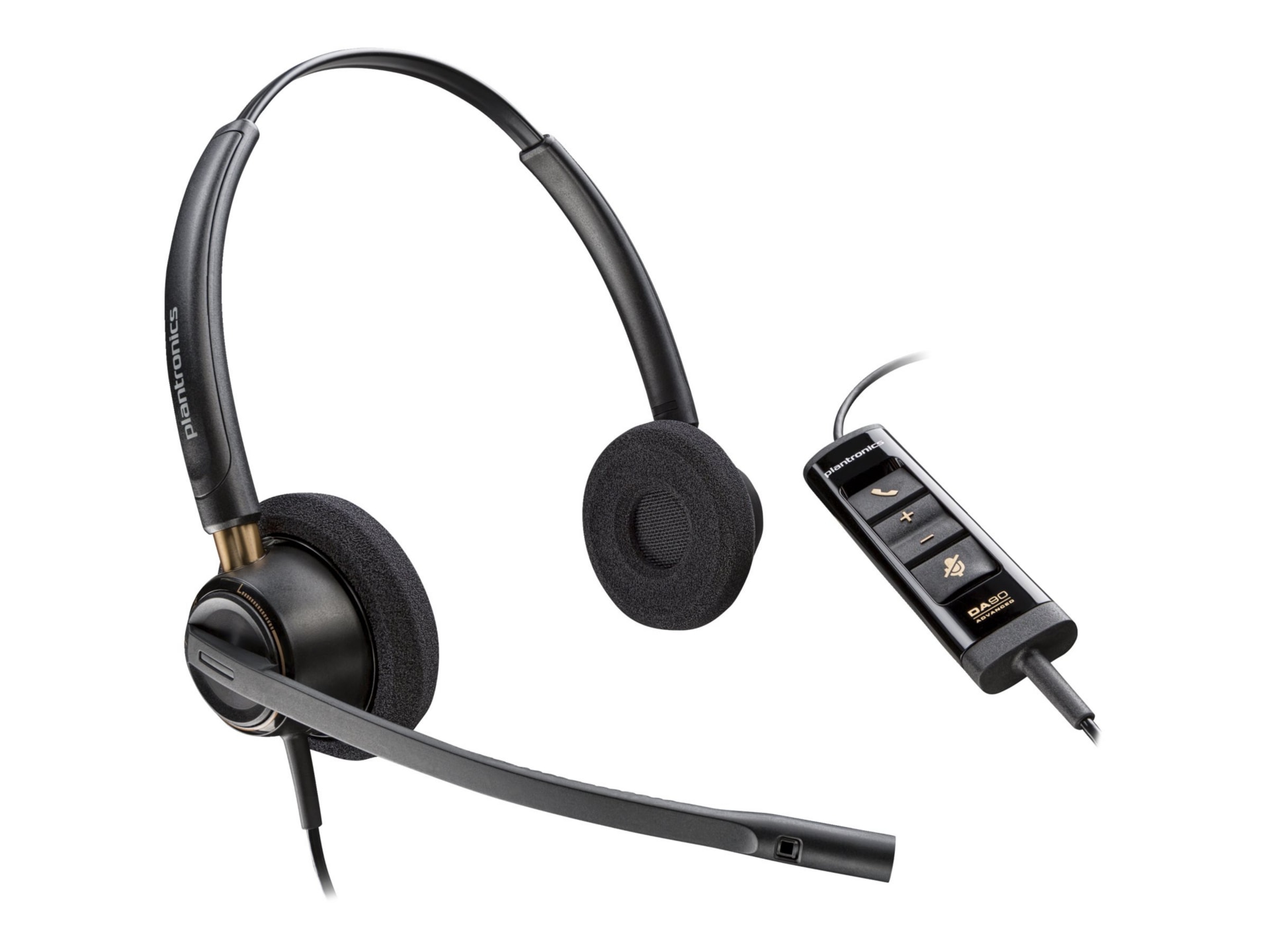 Poly EncorePro 525 USB ヘッドセット Poly EncorePro 525 USB-A Stereo Headset - 783R3AA - Wired