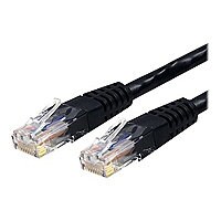StarTech.com CAT6 Ethernet Cable 10' Black 650MHz Molded Patch Cord PoE++
