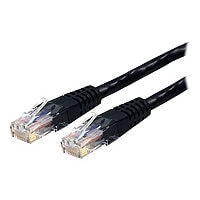 StarTech.com CAT6 Ethernet Cable 100' Black 650MHz Molded Patch Cord PoE++