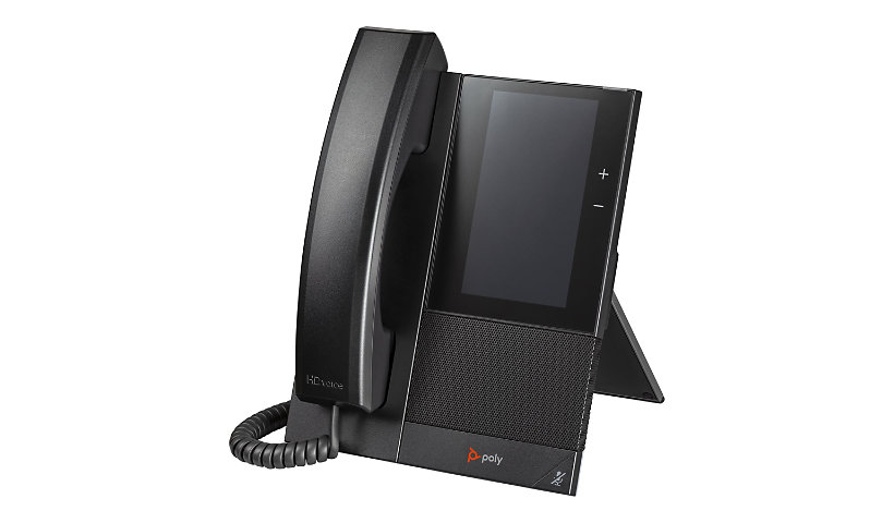 Poly CCX 500 IP Phone - Corded - Corded - Bluetooth - Desktop, Wall Mountable - Black