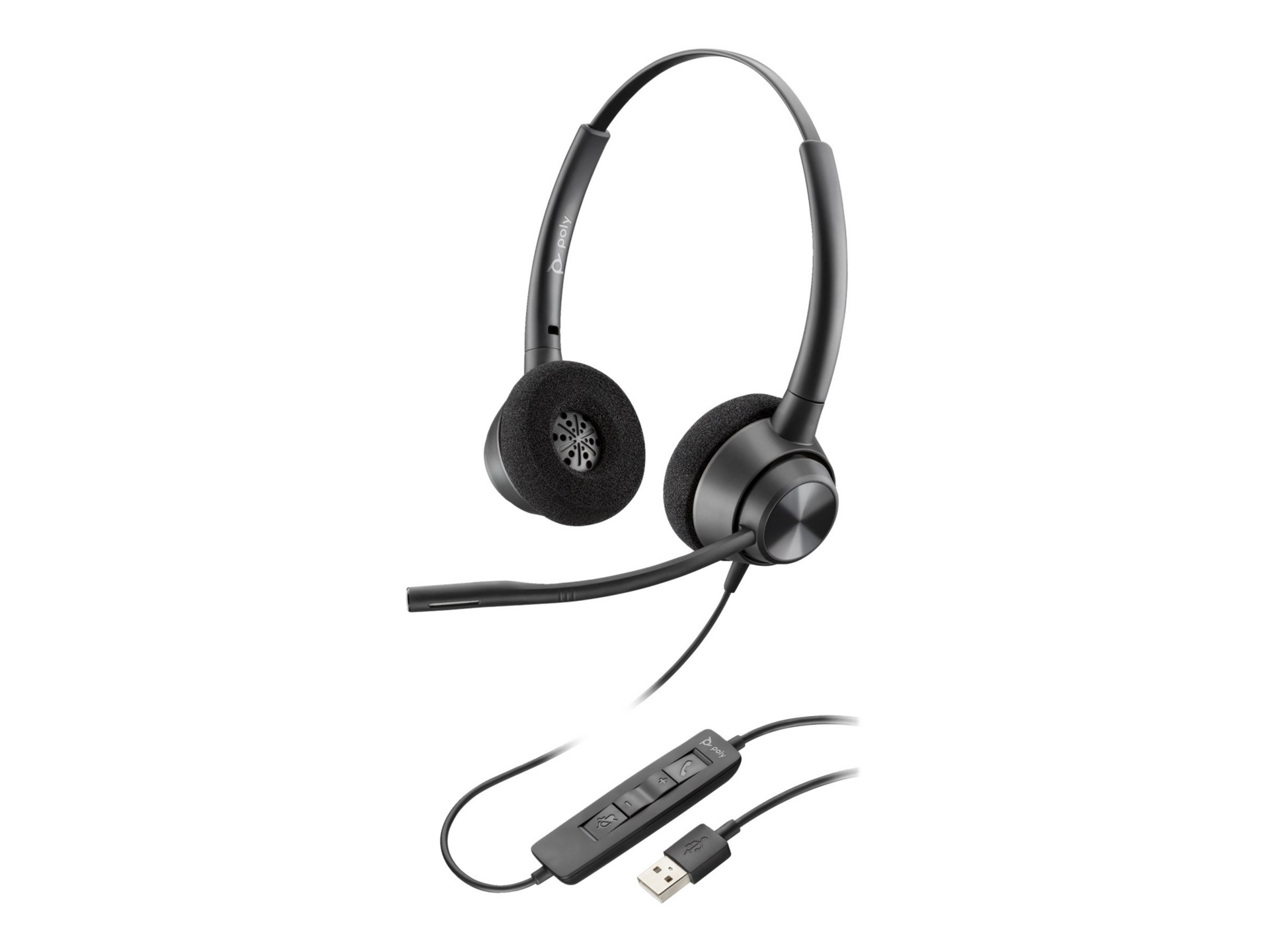 Poly EncorePro 310 Monaural USB-A Headset TAA
