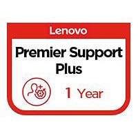 Lenovo Premier Support Plus Upgrade - extended service agreement - 1 year -