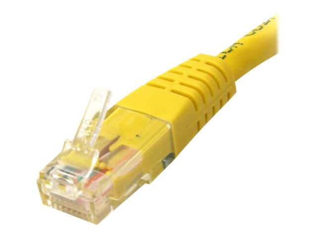 StarTech.com Molded Cat6 Crossover UTP Patch Cable - crossover cable - 0.9 m - yellow