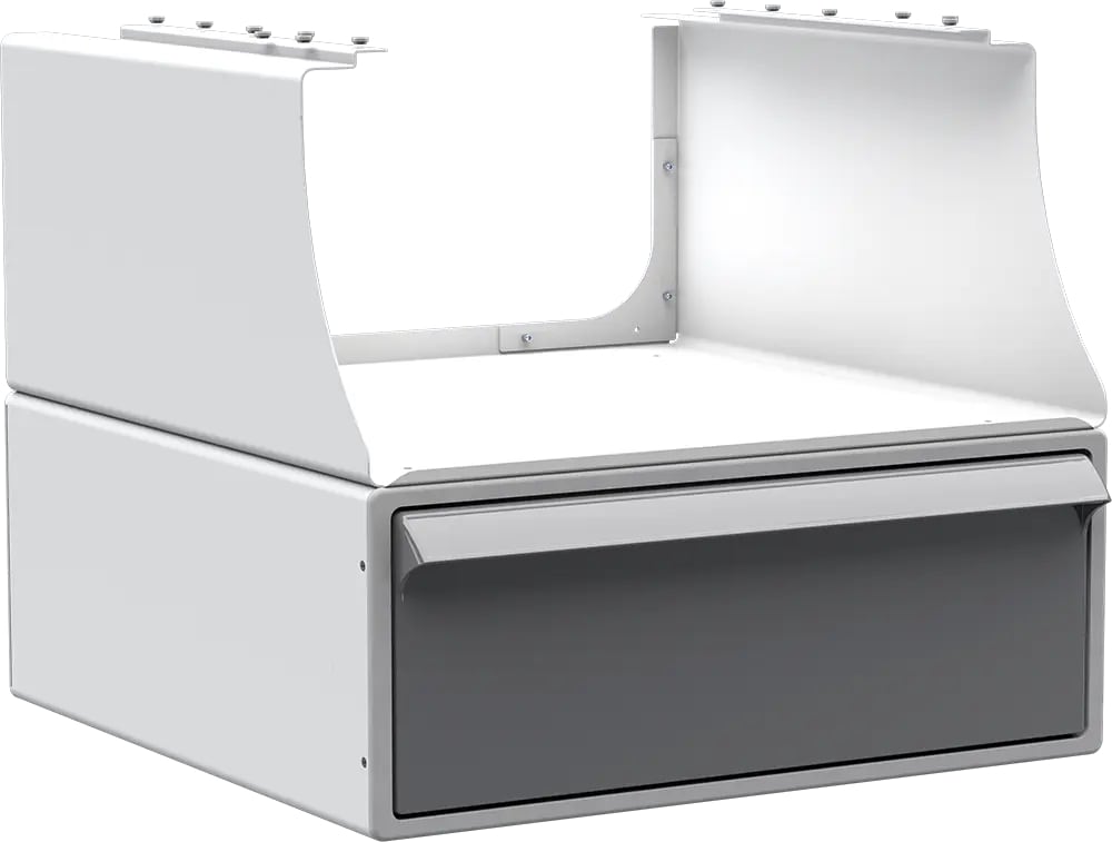 Enovate Medical Envoy Fetal Monitor Shelf with Non-locking Drawer