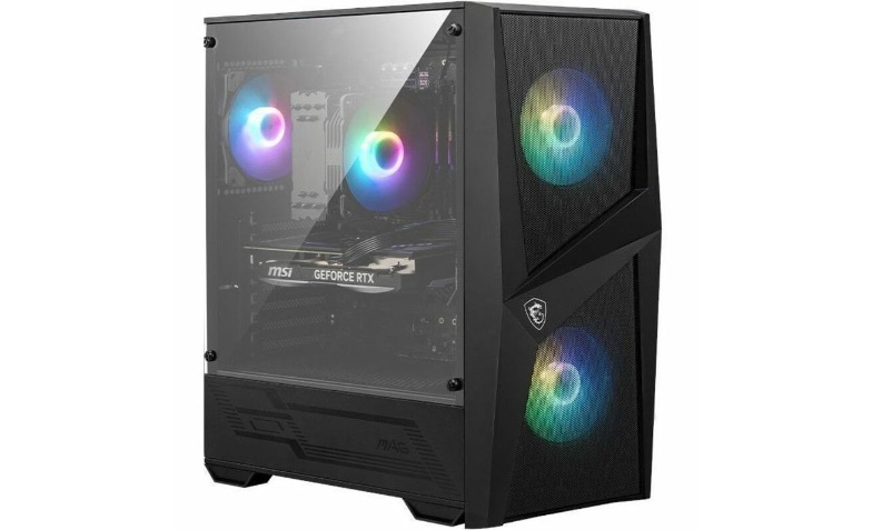 MSI MAG FORGE 100RATX Mid Tower Computer Case with Tool-Less