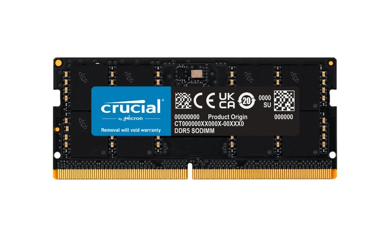 Crucial - DDR5 - module - 32 GB - SO-DIMM 262-pin / PC5-44800