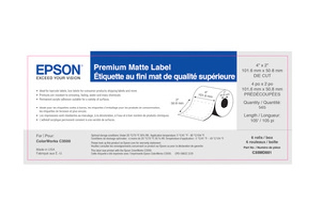 Epson - continuous labels - 6 roll(s) -