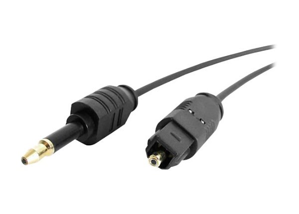 StarTech.com Toslink to Mini Digital Optical SPDIF Audio Cable - digital audio cable (optical) - SPDIF - 3 m
