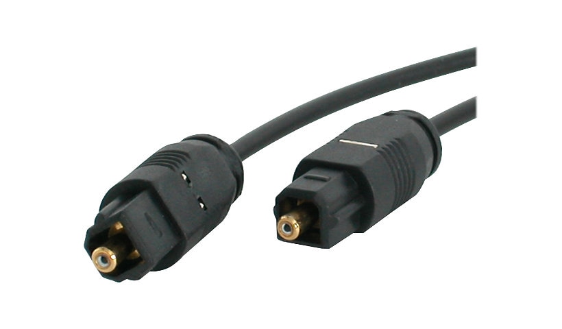 StarTech.com Digital SPDIF audio cable (optical) - TOSLINK (M) - TOSLINK (M) - fiber optic - 10 ft