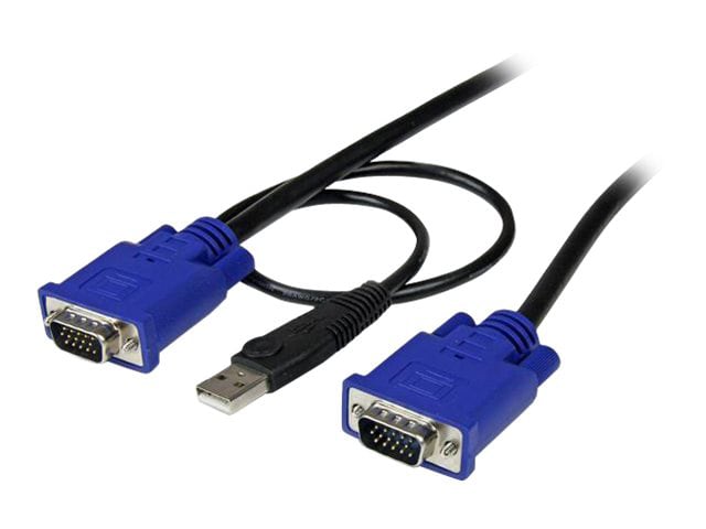 StarTech.com 6 ft 2-in-1 Ultra Thin USB KVM Cable - KVM Cable