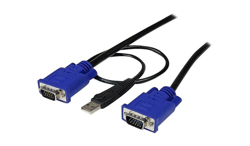 StarTech.com 2-in-1 - Video / USB cable - 4 pin USB Type A, HD-15 (M) - HD-15 (M) - 3,05 m