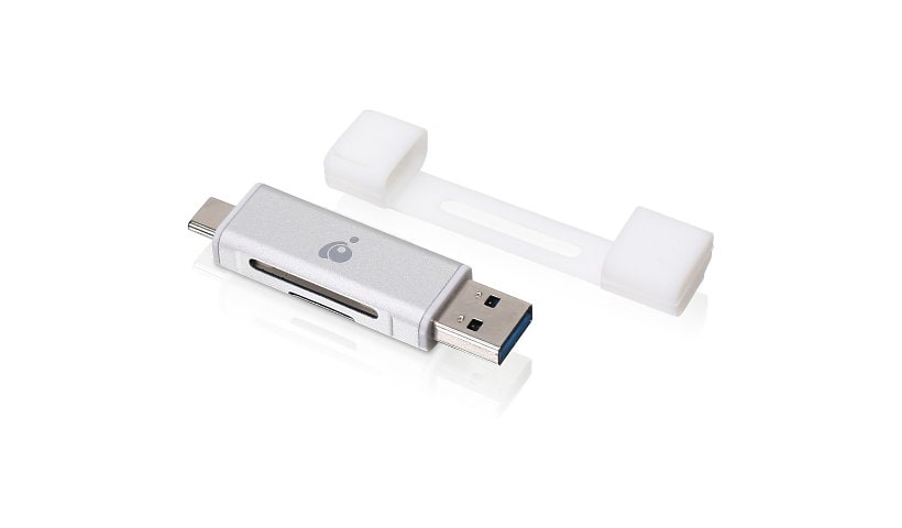 IOGEAR USB-C Duo Mobile Device Card Reader/Writer