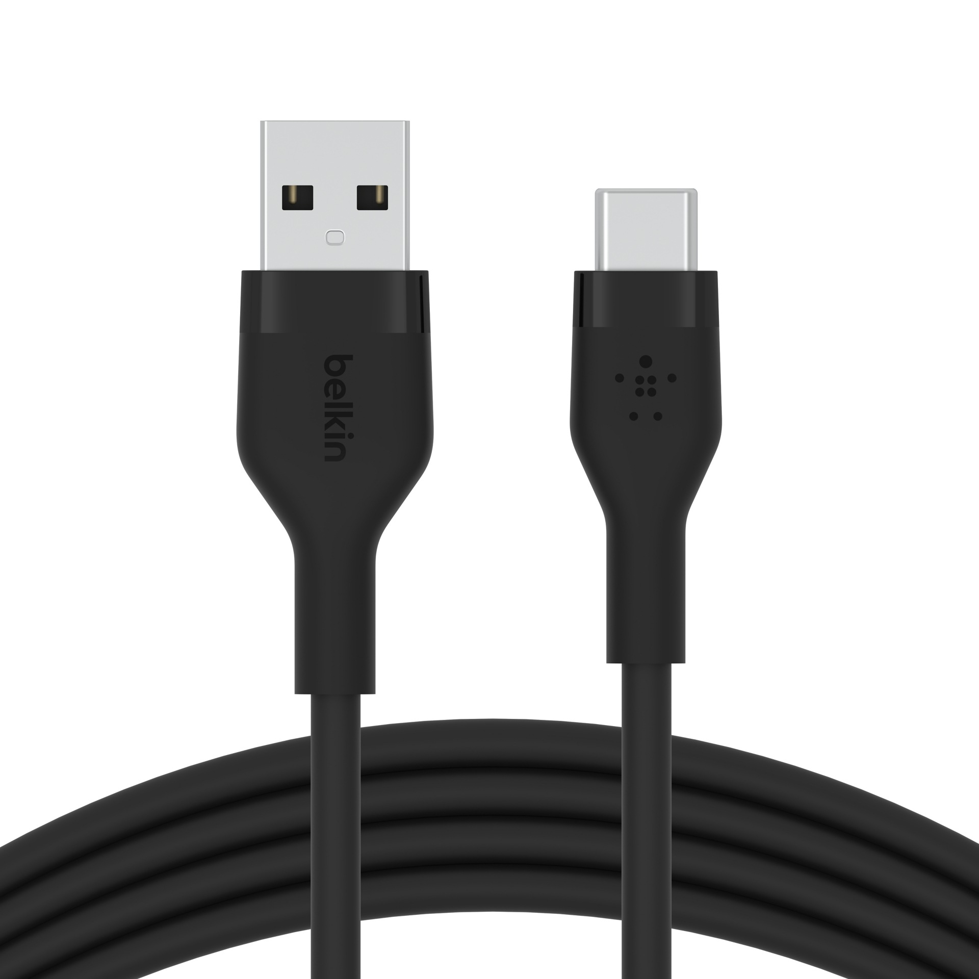 Belkin USB-A to USB-C Cable - PVC - M/M - 6in/15cm - Black