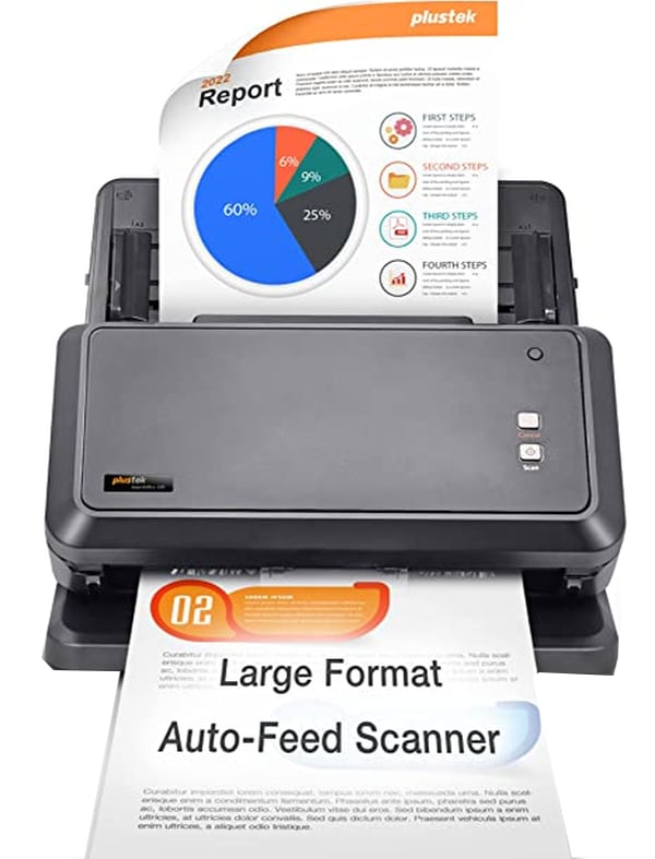 Plustek SmartOffice S30 Desktop Large Format Document Scanner