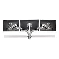 Chief KX Low-Profile Triple Display Desk Mount - For Displays 10-32" - Silv