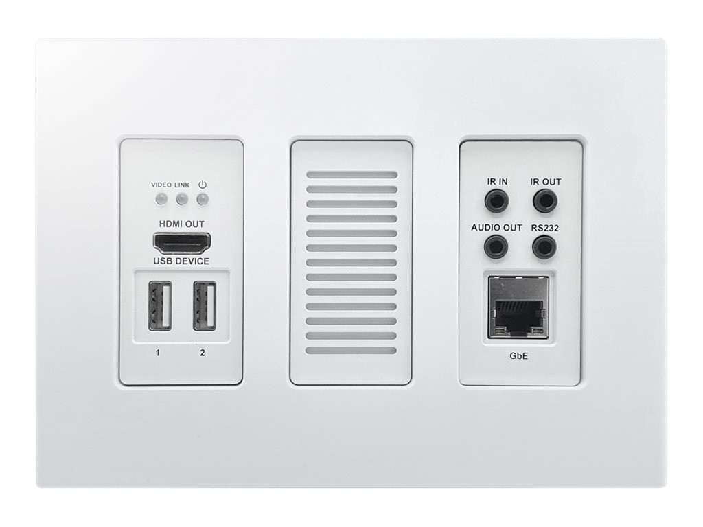 ZeeVee ZyPerUHD60 ZyPer4K-XS audio/video over IP encoder wallplate