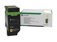 Lexmark - yellow - original - toner cartridge - LCCP, LRP