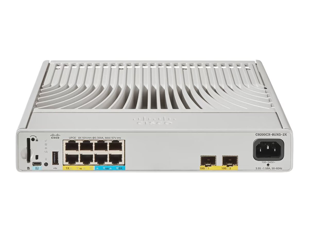 Cisco Catalyst 9200CX - Network Advantage - switch - compact - 8 ports - managed - rack-mountable