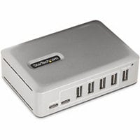 StarTech.com 7-Port USB-C Hub, USB-A / C Ports, Self-Powered, 10Gbps