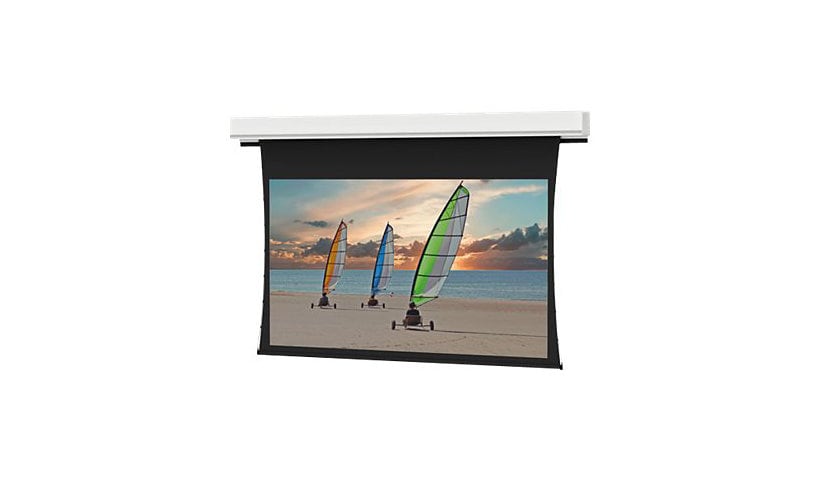 Da-Lite Tensioned Advantage Series Projection Screen - Ceiling-Recessed with Plenum-Rated Case and Trim - 109in Screen