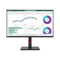 Lenovo ThinkVision T32p-30 - LED monitor - 4K - 31.5" - with ThinkVision MC 60 monitor webcam