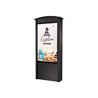 Peerless-AV Smart City Kiosk KOP55XHB2 stand - dual side - for 2 LCD displays / AV System - black
