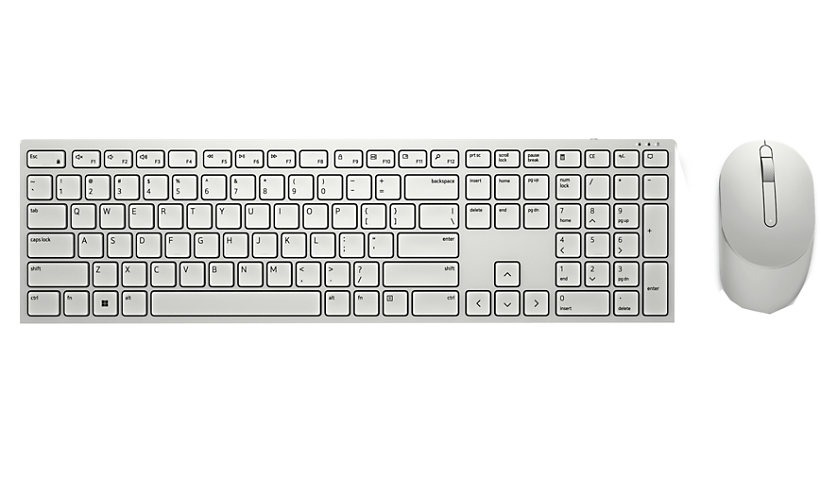 Dell Pro Wireless Keyboard and Mouse - White