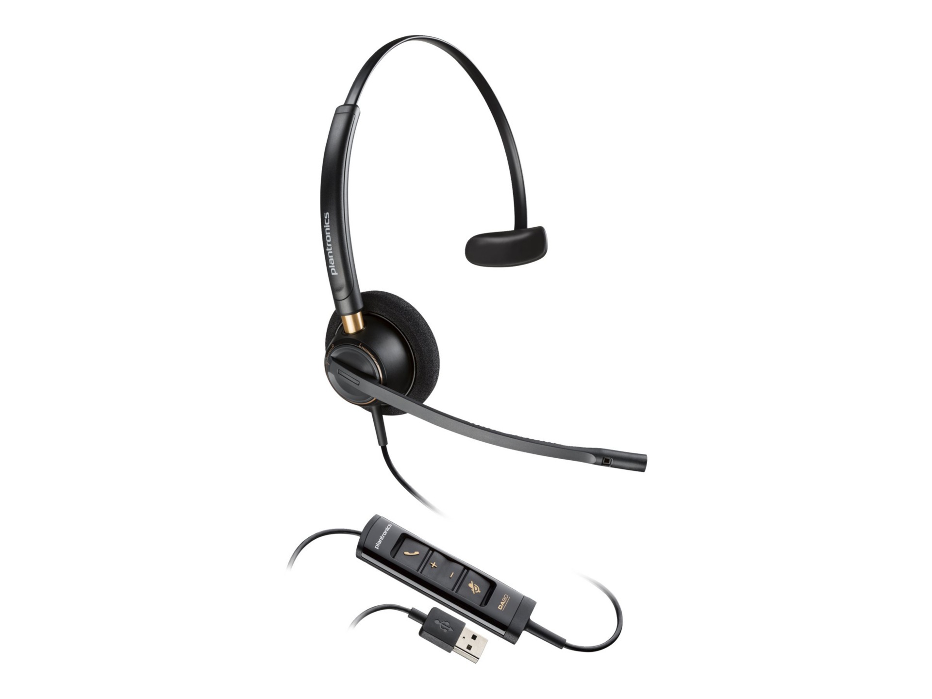 Poly EncorePro 515 Microsoft Teams Certified Monoaural with USB-A Headset