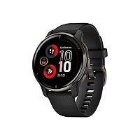 Garmin Venu 2 Plus - black - sport watch with band - black