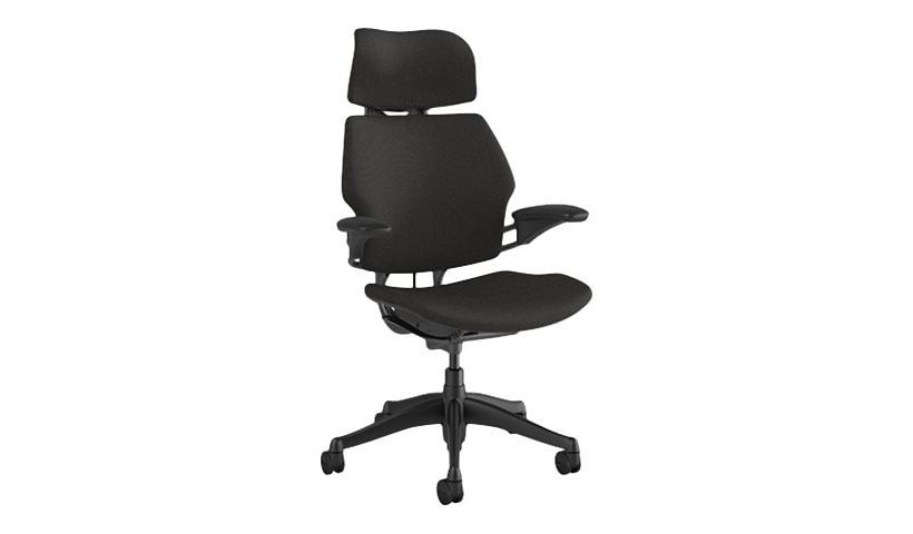 Humanscale Freedom Headrest - chair - Ginkgo - charcoal