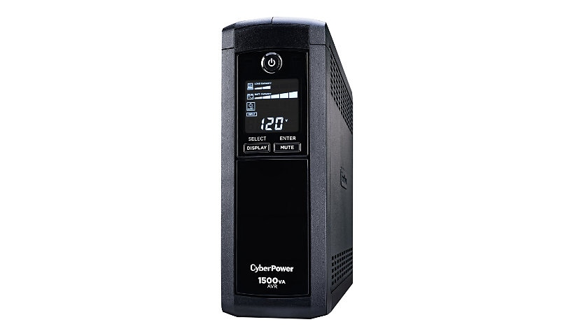 CyberPower Intelligent LCD CP1500AVRLCDTAA - UPS - 900 Watt - 1500 VA - TAA Compliant