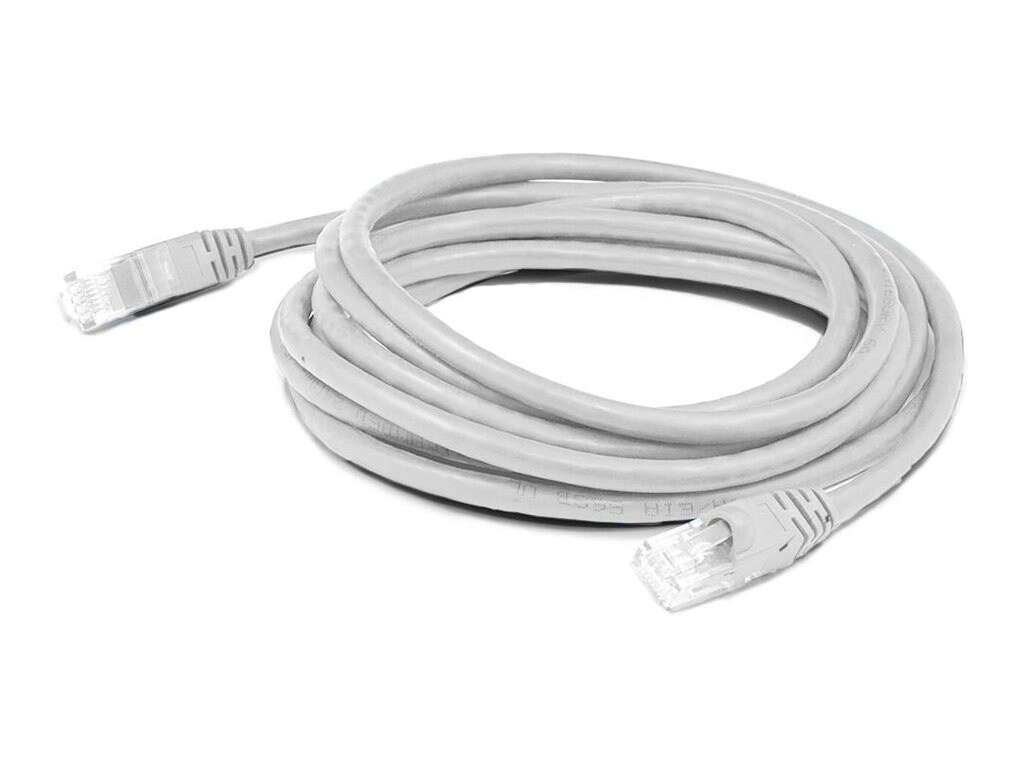 Proline 25ft White CAT 6 Shielded PVC Ethernet Cable Snagless Easy Clear Boot RJ-45 M/M