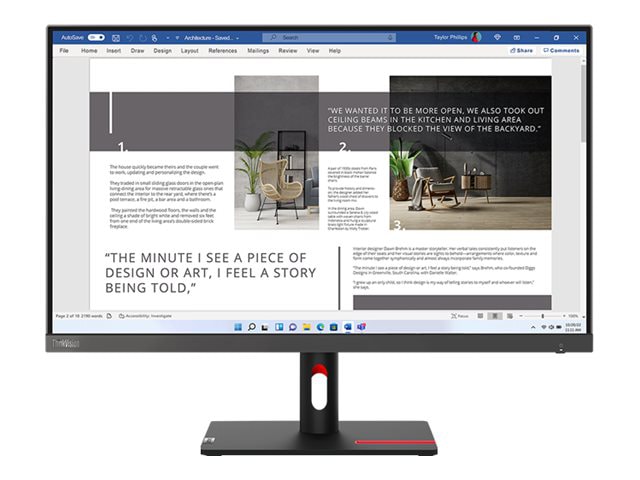 Lenovo ThinkVision S27i-30 - LED monitor - Full HD (1080p) - 27