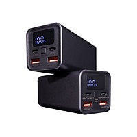 Power Technologies power bank charging station + power bank - Li-Ion - 2 x