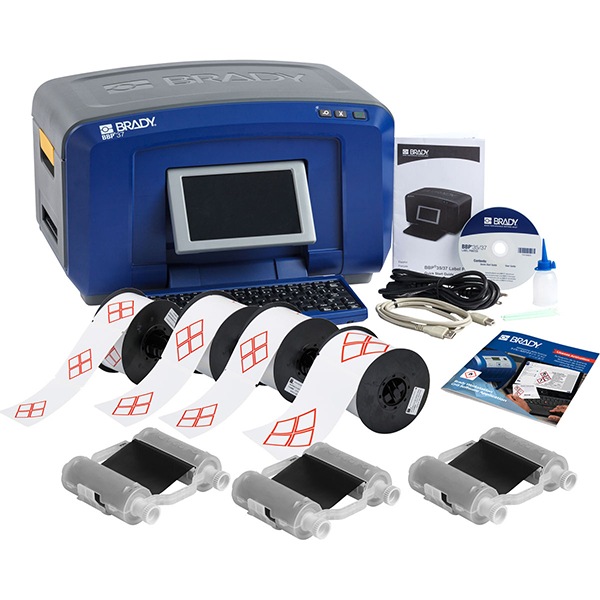 Brady BBP37 Color and Cut Printer Kit with BBP37 Label Printer