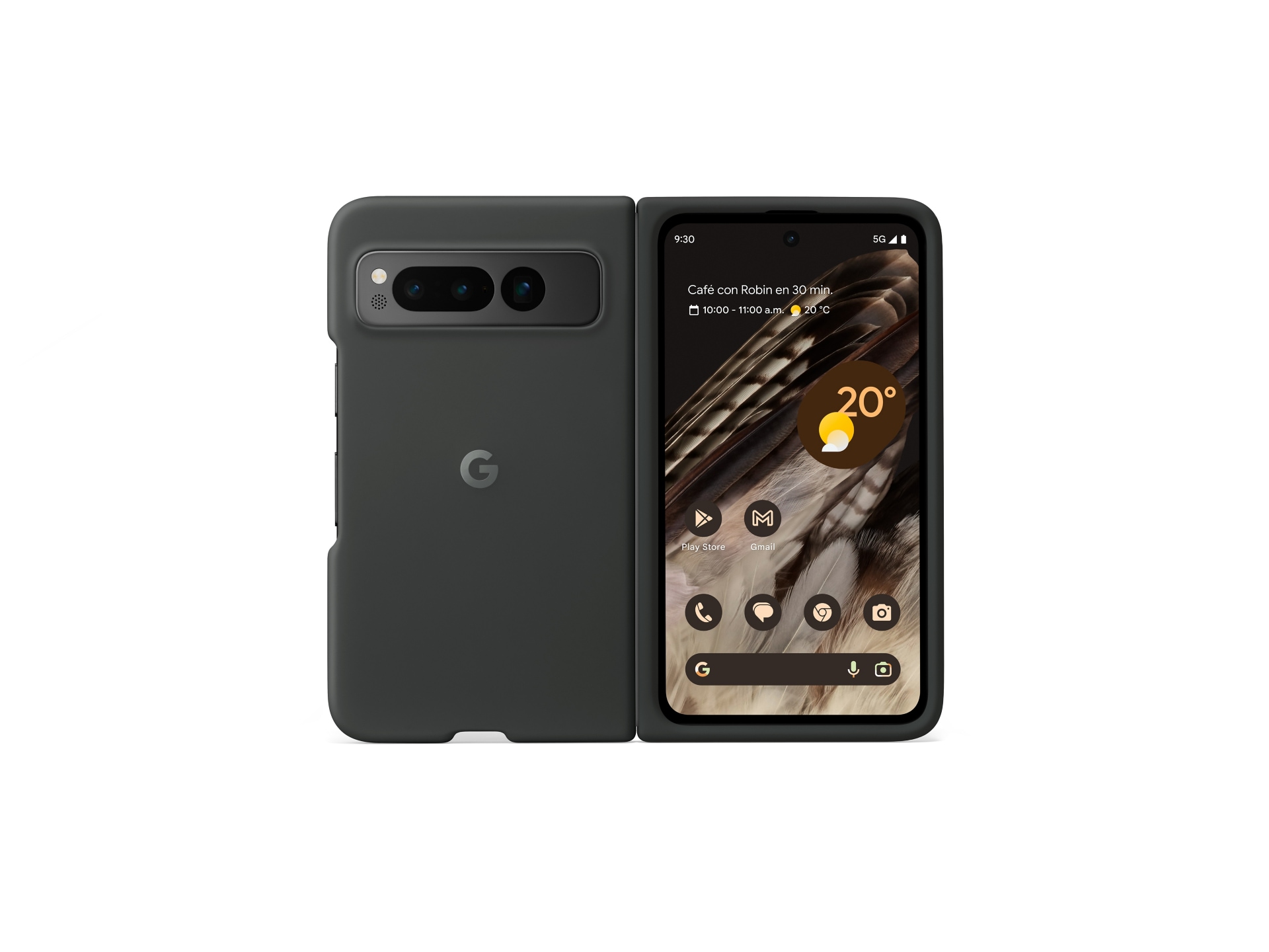 Google Pixel Fold Case - Protective Cover - For Cell Phone - Hazel