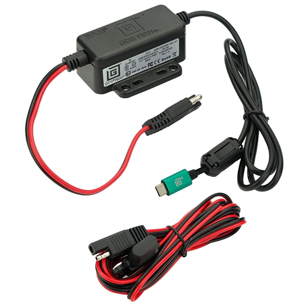 RAM Mounts GDS Modular 10-30V Power Delivery Hardwire Charger with Male USB