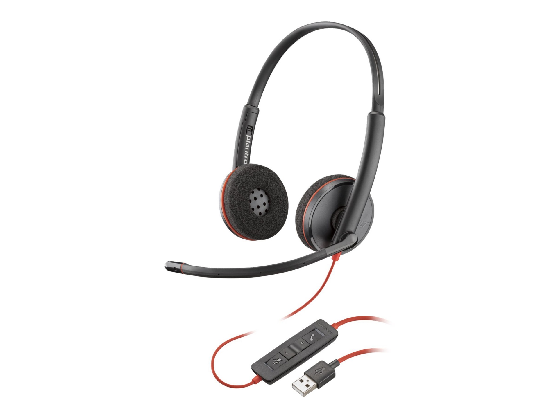 Poly Blackwire 3220 Stereo USB-A Headset TAA