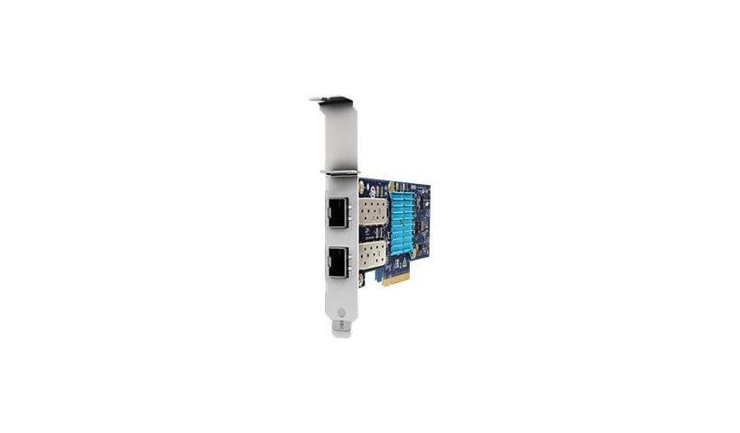 Allied Telesis AT-ANC10Sa/2 - network adapter - PCIe 2.0 x8 - 10 Gigabit SFP+ x 2 - TAA Compliant
