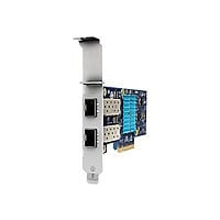 Allied Telesis AT-ANC10Sa/2 - network adapter - PCIe 2.0 x8 - 10 Gigabit SFP+ x 2 - TAA Compliant