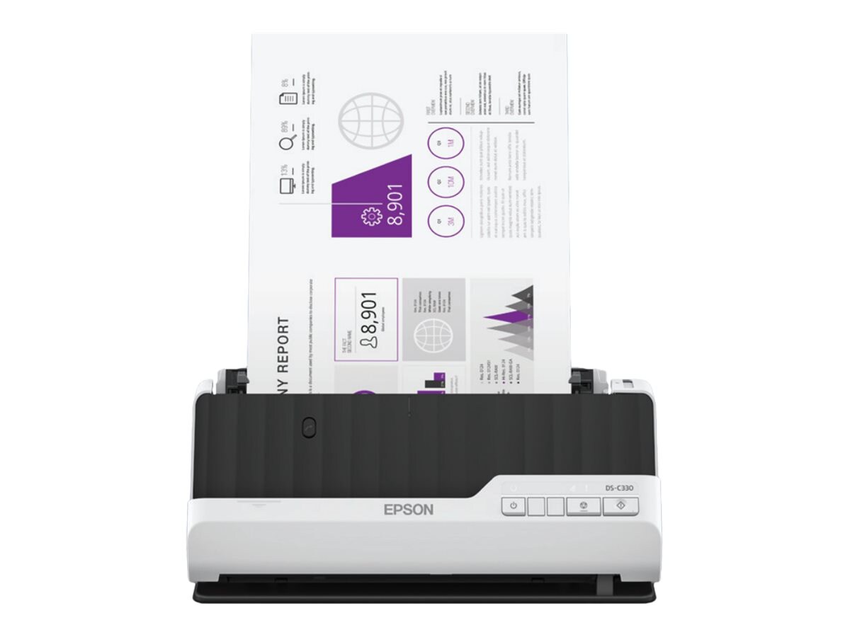 Epson DS-C330 - sheetfed scanner - desktop - USB 2.0