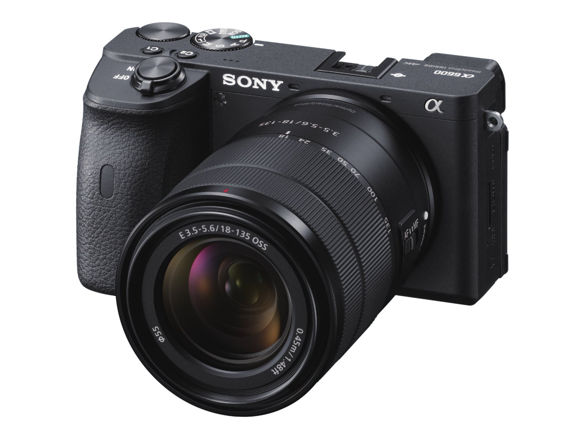 Sony A6600 Compact System Camera with 18-135mm OSS Lens, 4K Ultra