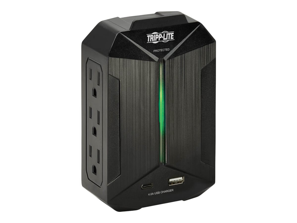 Eaton Tripp Lite Series Power It! 6-Outlet Surge Protector - 5-15R Outlets,