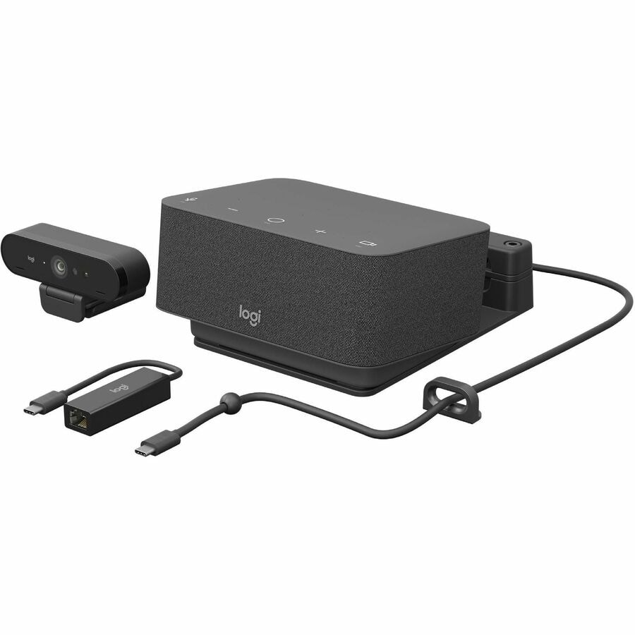 Logitech - Docking station - All-in-one articulating stand - Focus Room Kit UC - 991-000451