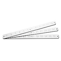 Anywhere Cart Plastic Locking Strips for 36-Bay Carts - White