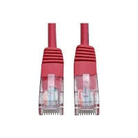 Eaton Tripp Lite Series Cat5e 350 MHz Molded (UTP) Ethernet Cable (RJ45 M/M), PoE - Red, 10 ft. (3.05 m) - patch cable -